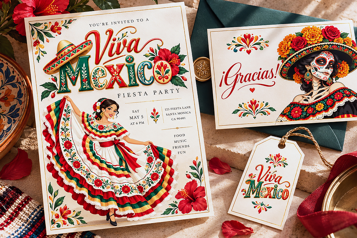 Mexican Vibes Clipart, an Object Illustration by MarisoArt (Photo 5 of 10)