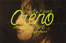 Oreno | A Handwritten Script Font