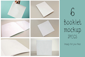 Booklet Mockup Set Of 6