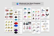 Wholesale Line Sheet Template, a Stationery Template by Design Zone (Thumbnail 1 of 5)