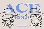 Steel Spurs: A Western Display Font, a Serif Font by DeliFreshTypeCo. (Thumbnail 7 of 9)