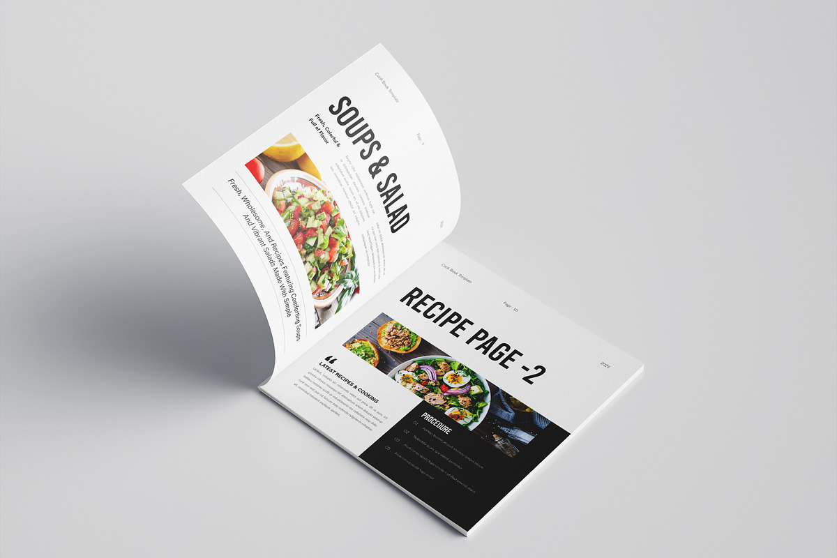 Cookbook Template | Square, a Brochure Template by Spark_Creative (Photo 6 of 13)
