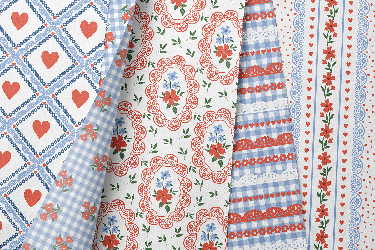 Heirloom Hearts - Seamless Pattern, a Pattern Graphic by Essentially Nomadic (Photo 12 of 13)