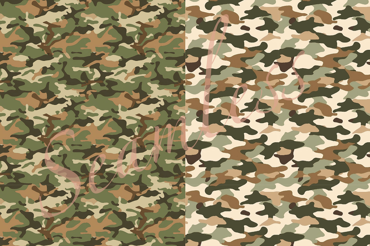 Duck Camo Seamless Patterns, a Pattern Graphic by DreamCafeArt (Photo 3 of 5)