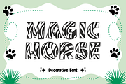 King Zebra - Decorative Font, a Font by KiddoGlyphs Studio (Thumbnail 3 of 3)
