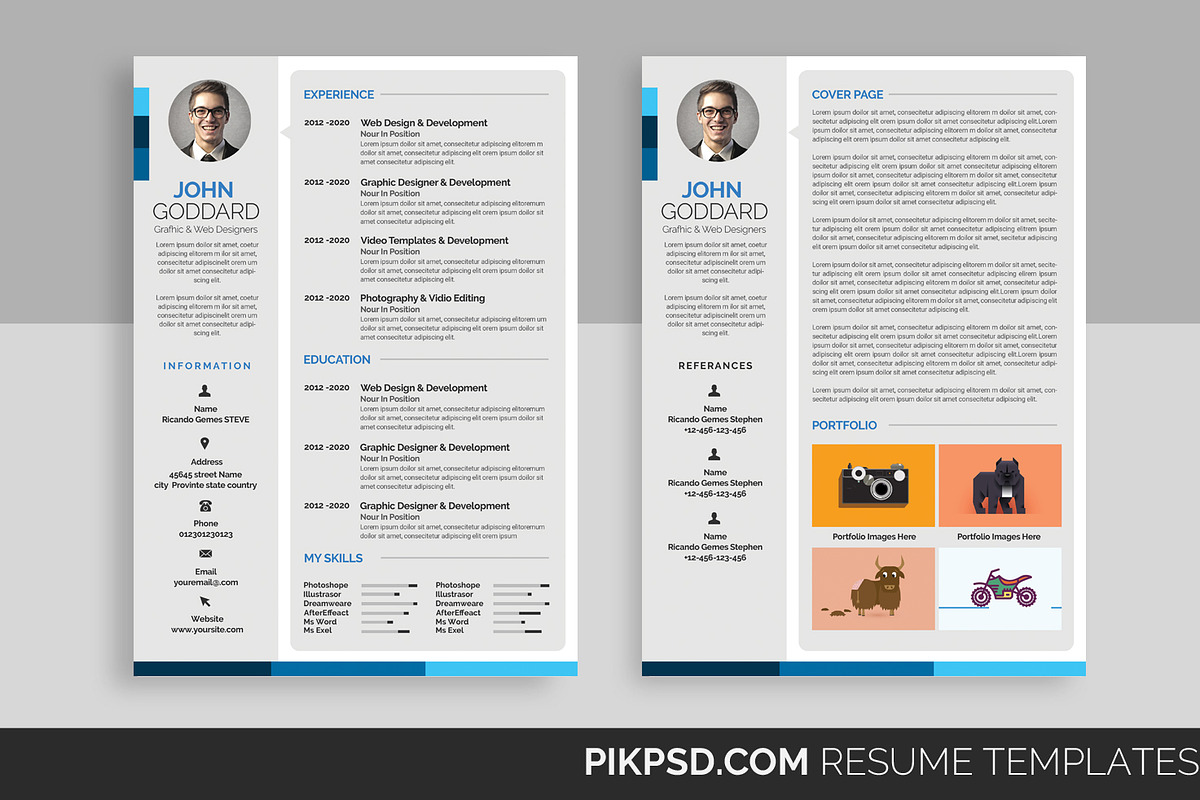 Resume CV, a Resume Template by graphicforest (Photo 1 of 5)
