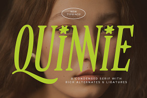 MTC Quinnie - Condensed Serif!