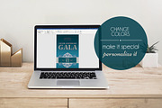 Pastor Anniversary Gala Ticket Word, a Card Template by Four C Graphic (Thumbnail 10 of 10)