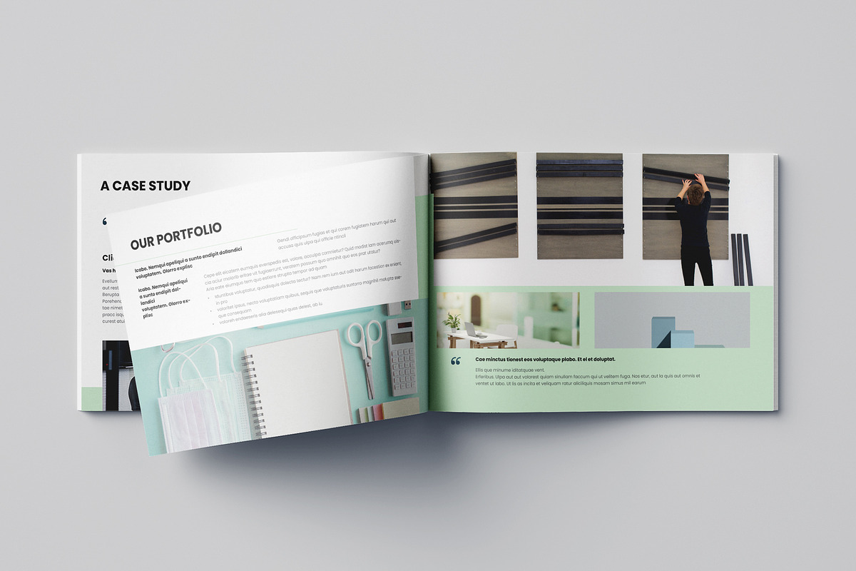 Business Proposal Landscape | Canva, a Brochure Template by Pixelpick