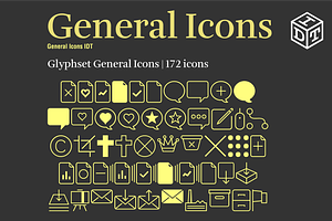 General Icons Font Web Font Free