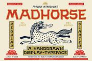 Madhorse Western Font, a Sans Serif Font by Cmptrules (Thumbnail 1 of 7)