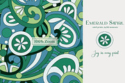 Emerald Swirl Prints & Patterns, a Pattern Graphic by GND ART STUDIO (Thumbnail 8 of 8)