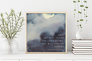Dark Sky watercolor background, a Background Graphic by swiejko (Thumbnail 5 of 7)