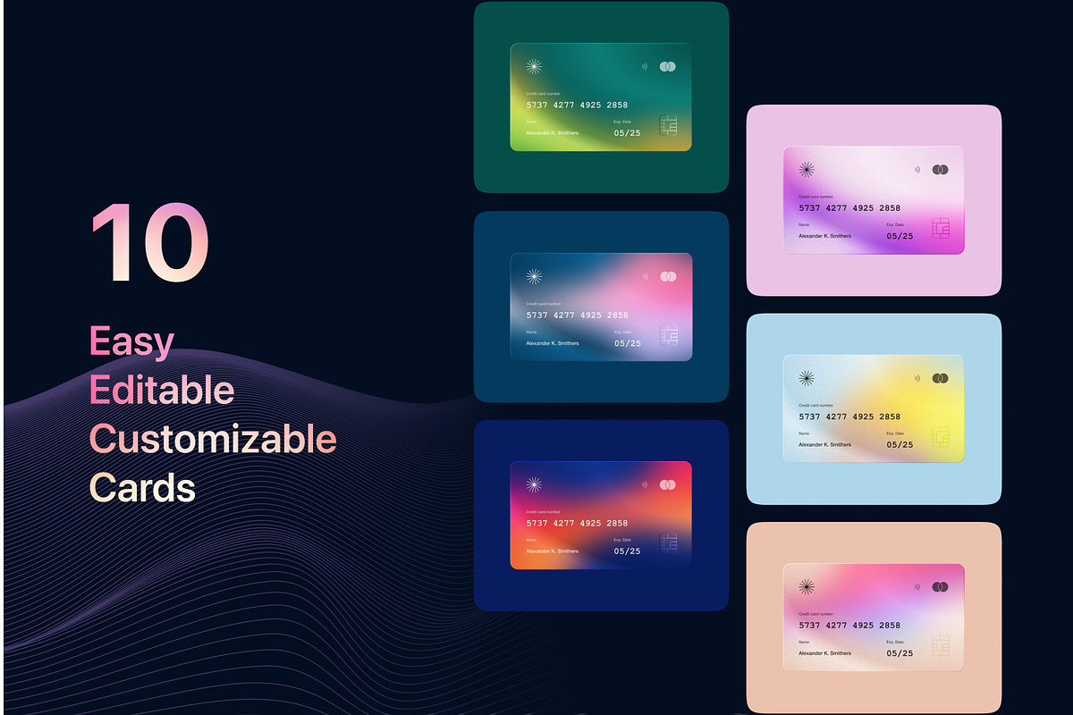 3D Metal Credit Card Mockups - SaaS, a Templates & Theme by Base Design Studio (Photo 2 of 6)