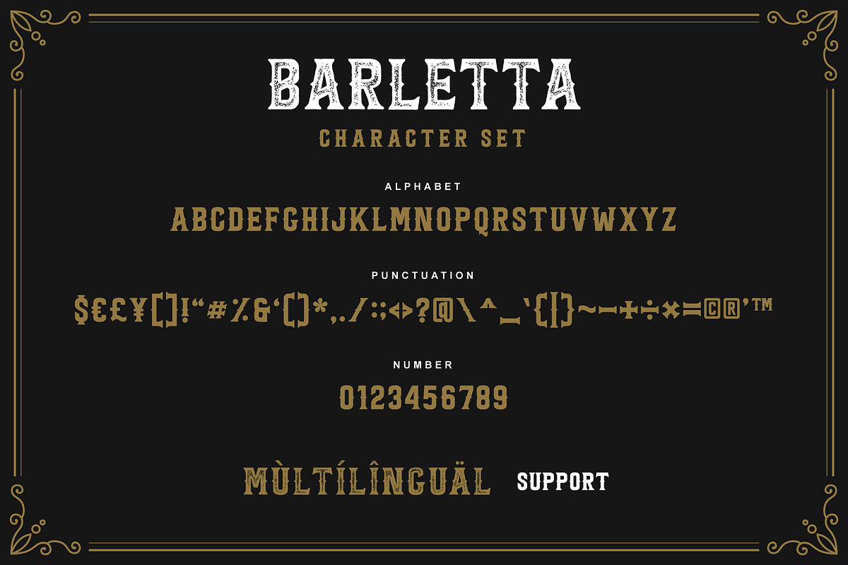 Barletta - Vintage Serif Font, a Serif Font by Grezline Studio (Photo 6 of 8)