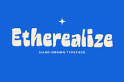 Etherealize - Handdrawn Typeface, a Sans Serif Font by Xelo Graph (Thumbnail 1 of 9)