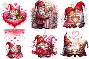 Valentine Gnome Couple PNG Clipart, a Person Illustration by KennedyStudio (Thumbnail 3 of 5)