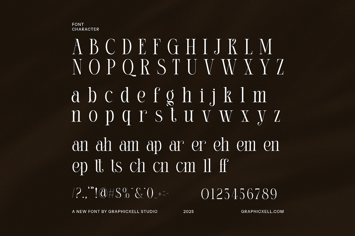 Kangker Modern Serif Font, a Serif Font by Graphicxell (Photo 7 of 8)