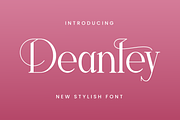Deanley, a Serif Font by Rishsketch (Thumbnail 1 of 11)