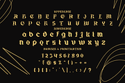 Bold Rune Blackletter Font, a Blackletter Font by PutraCetol Studio (Thumbnail 5 of 5)