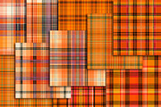 Orange Plaid Halloween Paper 12x12, a Texture Illustration by Area (Thumbnail 2 of 17)
