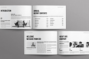 Annual Report Template Landscape, a Brochure Template by Work-Envance (Thumbnail 3 of 8)