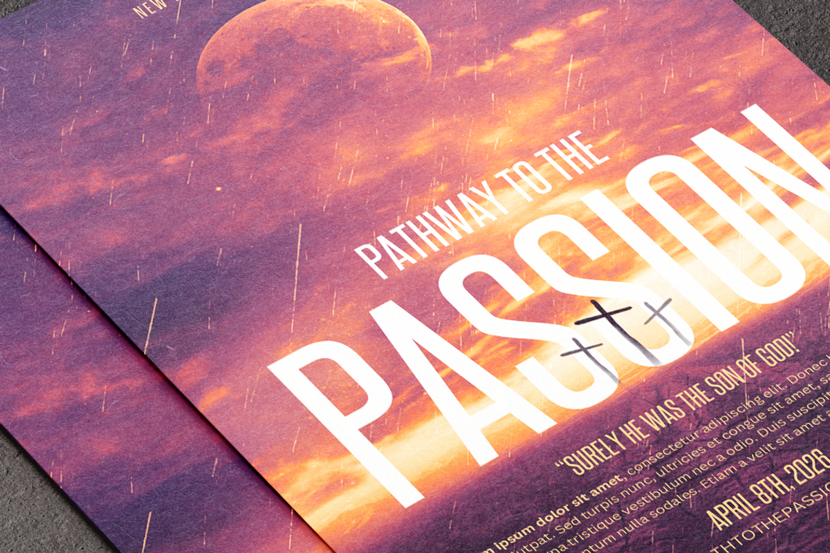 Pathway to the Passion Canva Flyer, a Flyer Template by loswl (Photo 5 of 6)