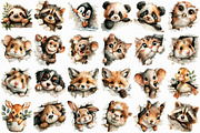 Funny Cute Animal Peeking clipart, an Illustration by Libby Wishes (Thumbnail 5 of 7)