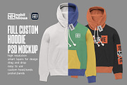 full customizable Hoodie PSD Mockup, a Hoody Mockup by NH graphic (Thumbnail 1 of 4)