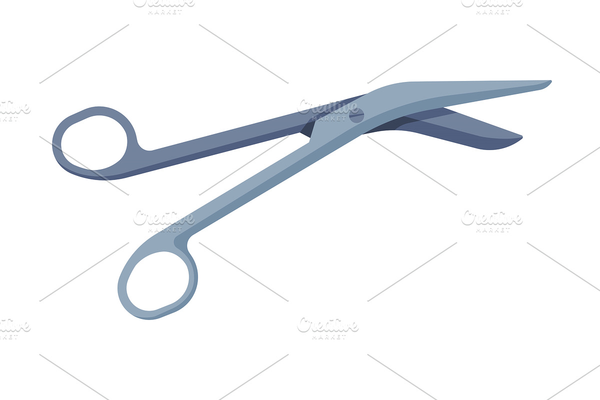 Surgical Scissors Medical Tool, a Healthcare Illustration by TopVectors