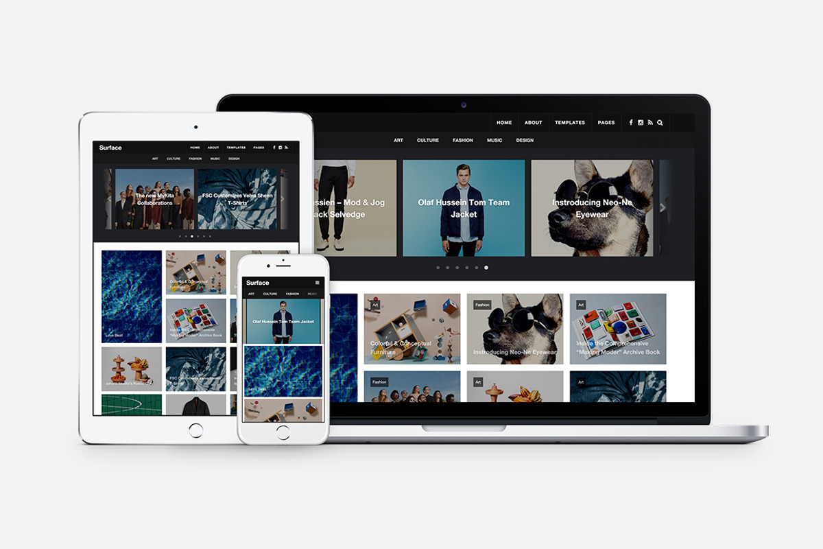 Surface - Magazine-Style Theme, a WordPress Template by Phase Themes (Photo 2 of 5)
