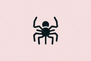Minimalist Spider Icon, a Seasonal Illustration by Vectorium Studio (Thumbnail 1 of 3)