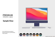 Apple iMac 24” M1 Mockups, a Device Mockup by mock-ups (Thumbnail 7 of 13)