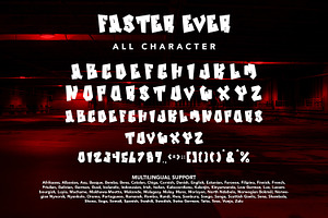 FasterEver - Graffiti Display Font