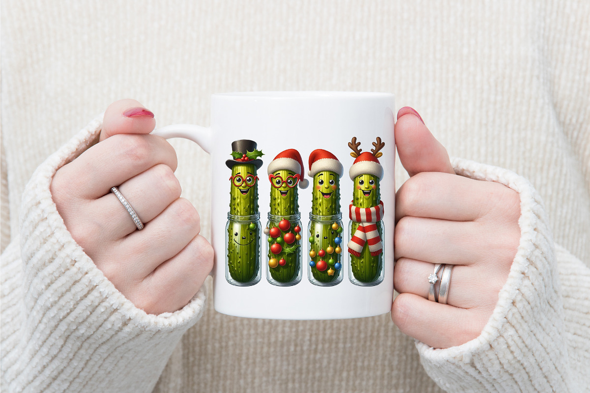 Christmas Pickles Clipart, an Illustration by designcity5 (Photo 7 of 8)