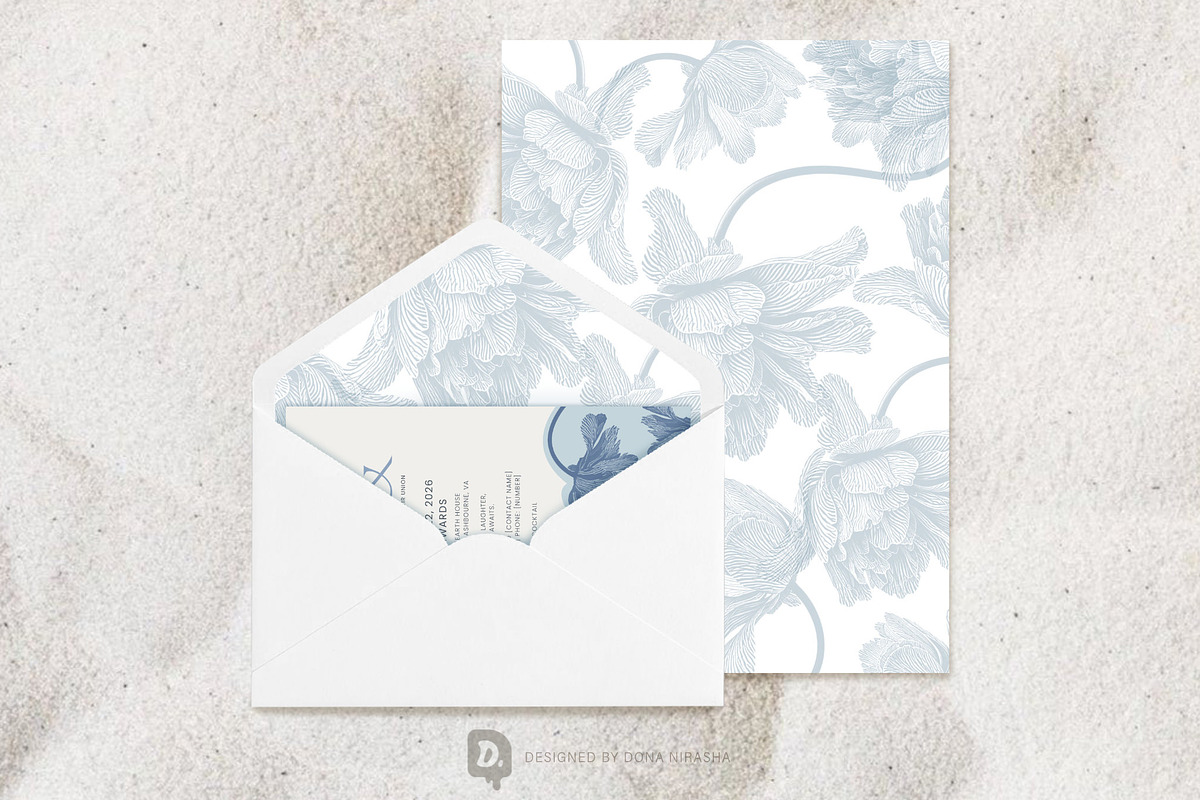 Canva Wedding Invitation Suite - 44, a Marketing Template by BloomToLife By Dona (Photo 5 of 6)