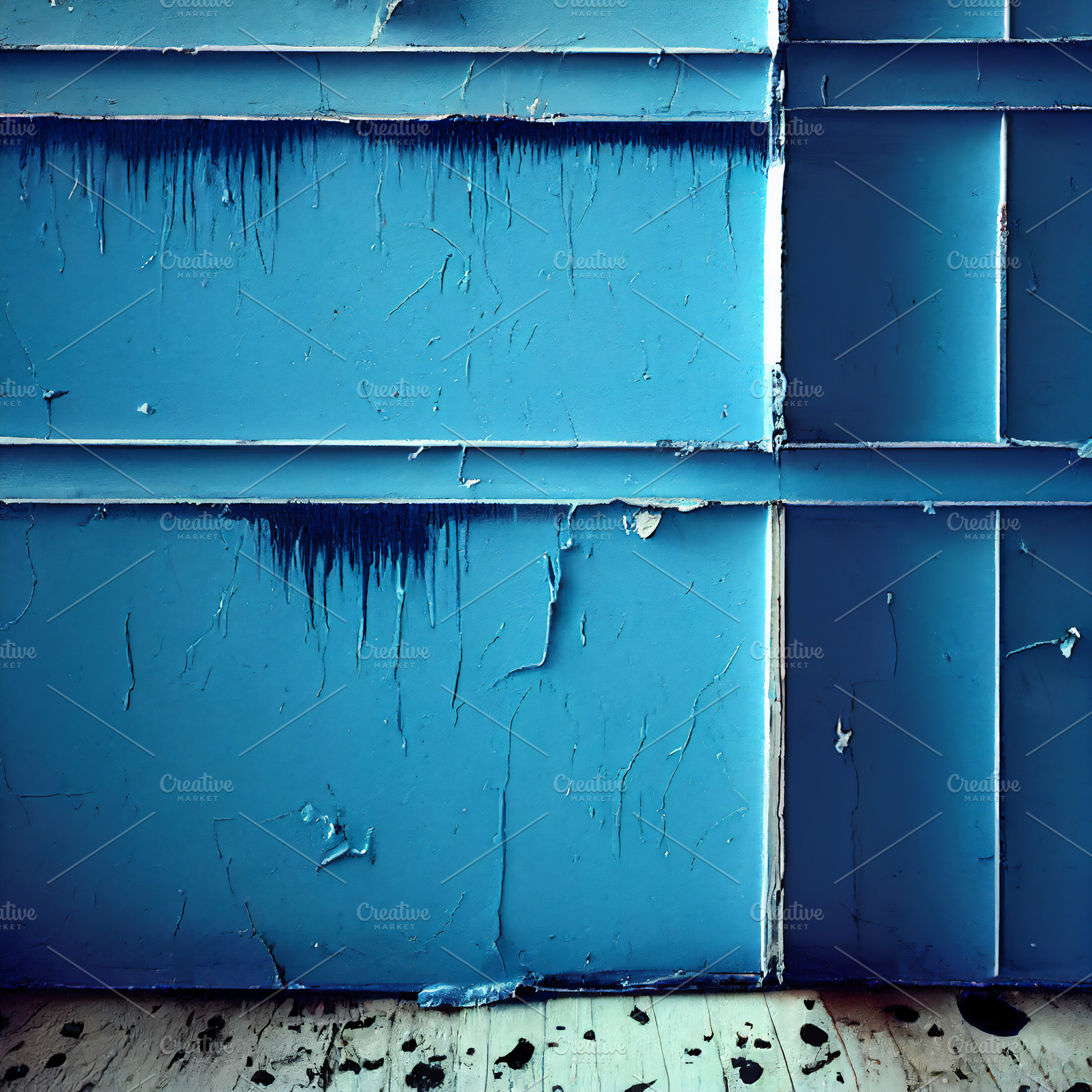 Cracked blue paint texture, a Background Photo by Grafvision photography