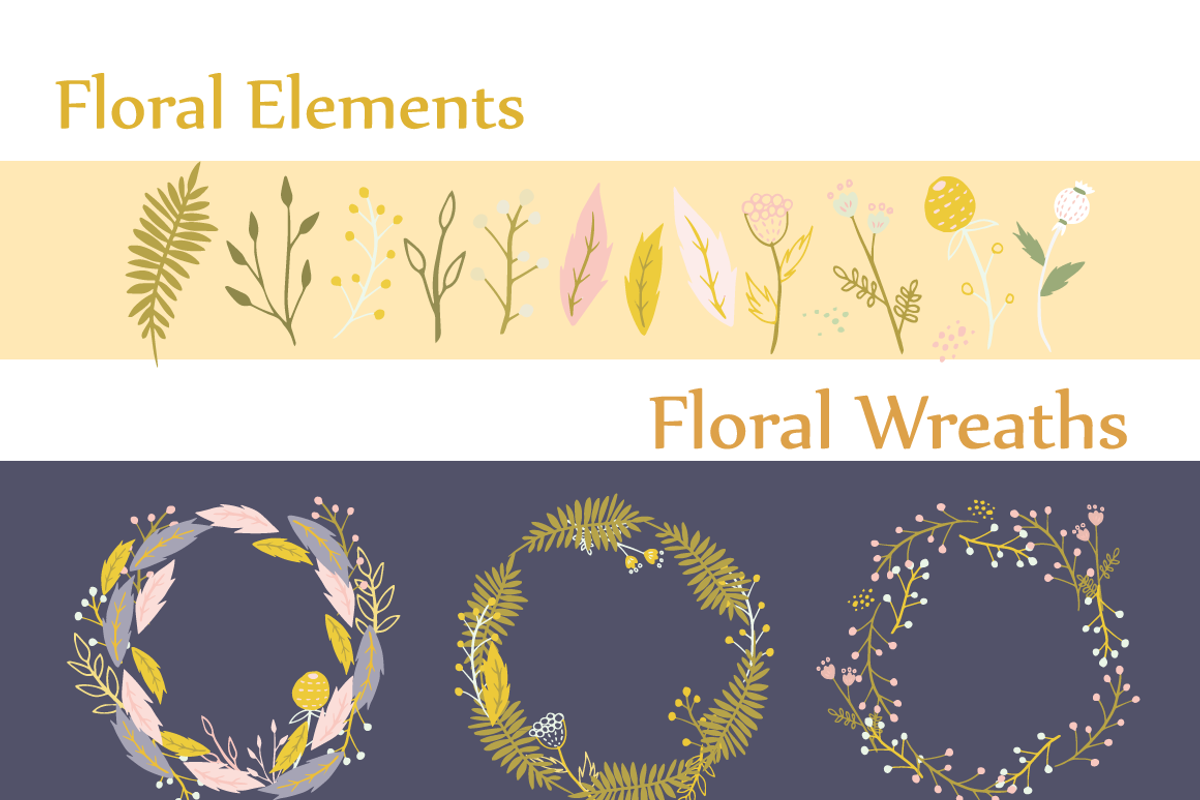 Lovely Garden-Elements & Patterns, a Pattern Graphic by JM_Graphics (Photo 2 of 5)