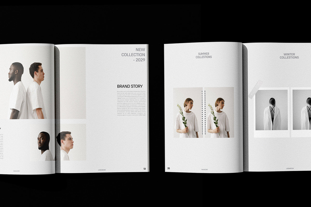 Minimalist Lookbook Magazine, a Magazine Template by Templeste (Photo 5 of 10)