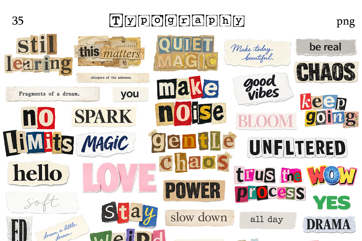 Vintage Creative Collage Kit 400+, an Object Graphic by DreamoraArt (Photo 4 of 18)