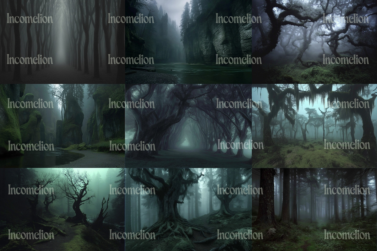 40 Eerie Forest Stock Photos, a Nature Photo by Incomelion (Photo 12 of 13)