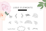 30 Feminine Logo Bundle V.1(PSD), a Branding & Logo Template by MooBeer (Thumbnail 2 of 3)