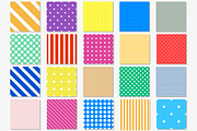 50 dotted and stripped color prints, a Pattern Graphic by ExpressShop (Thumbnail 3 of 6)