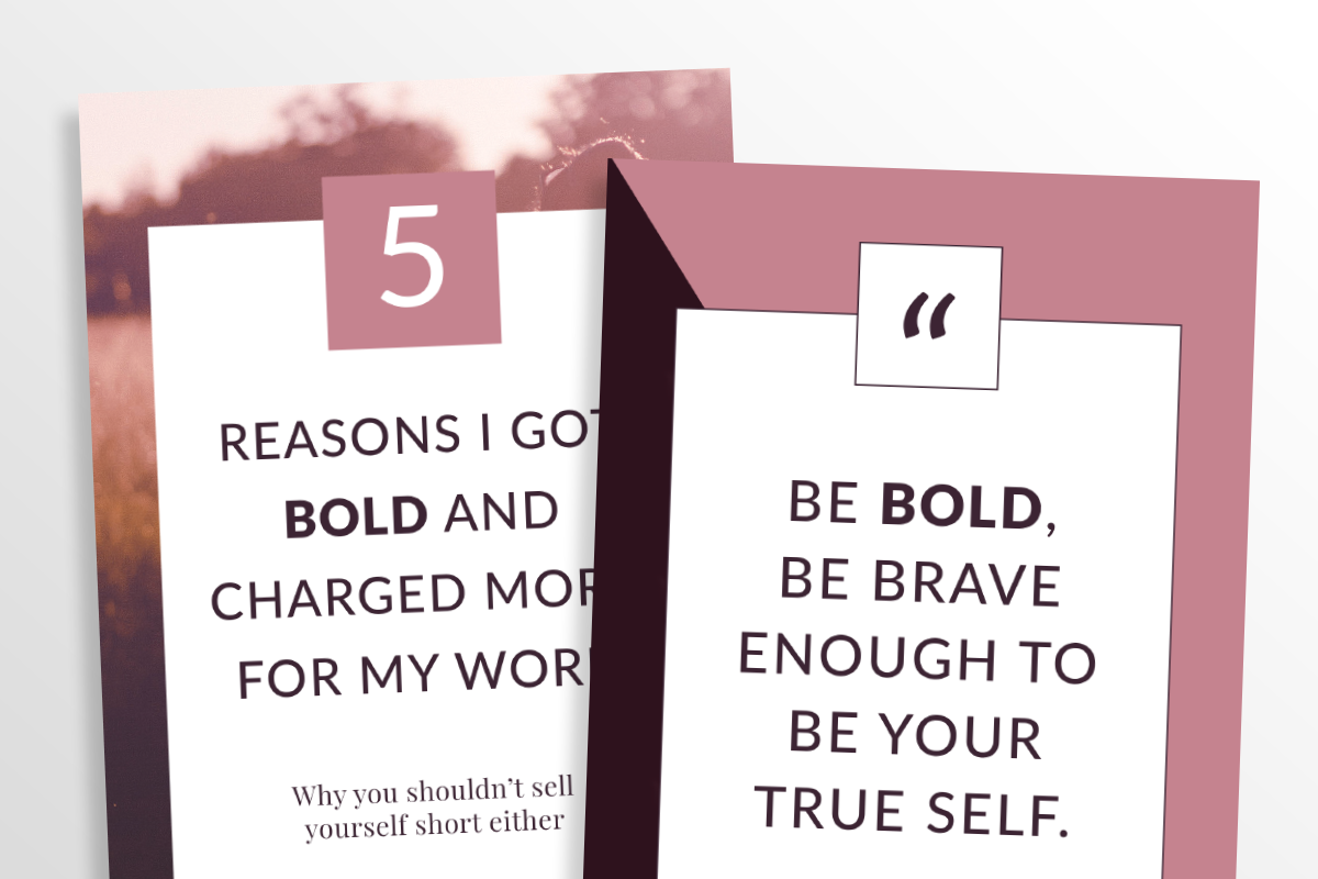 Going Bold 10 Social Media Templates, a Social Media Template by Kimi Kinsey (Photo 4 of 6)