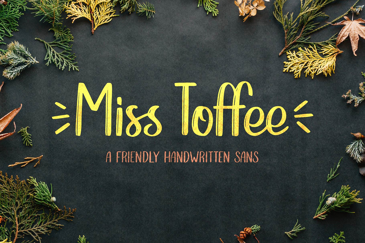 Miss Toffee Handwritten Font