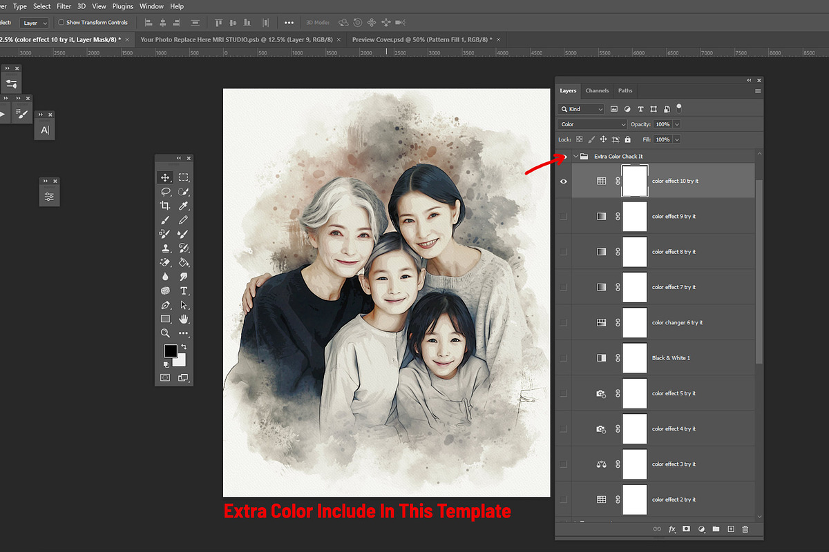 Timeless Family Photo Effect, an Action Add-On by MRI STUDIO (Photo 11 of 22)