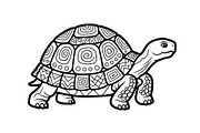 Turtle Line Art Illustration Bundle, an Illustration by Creativeshirt (Thumbnail 10 of 48)