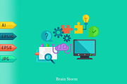 Set of business and starup concepts., a Work Illustration by julia_musdotter (Thumbnail 7 of 22)