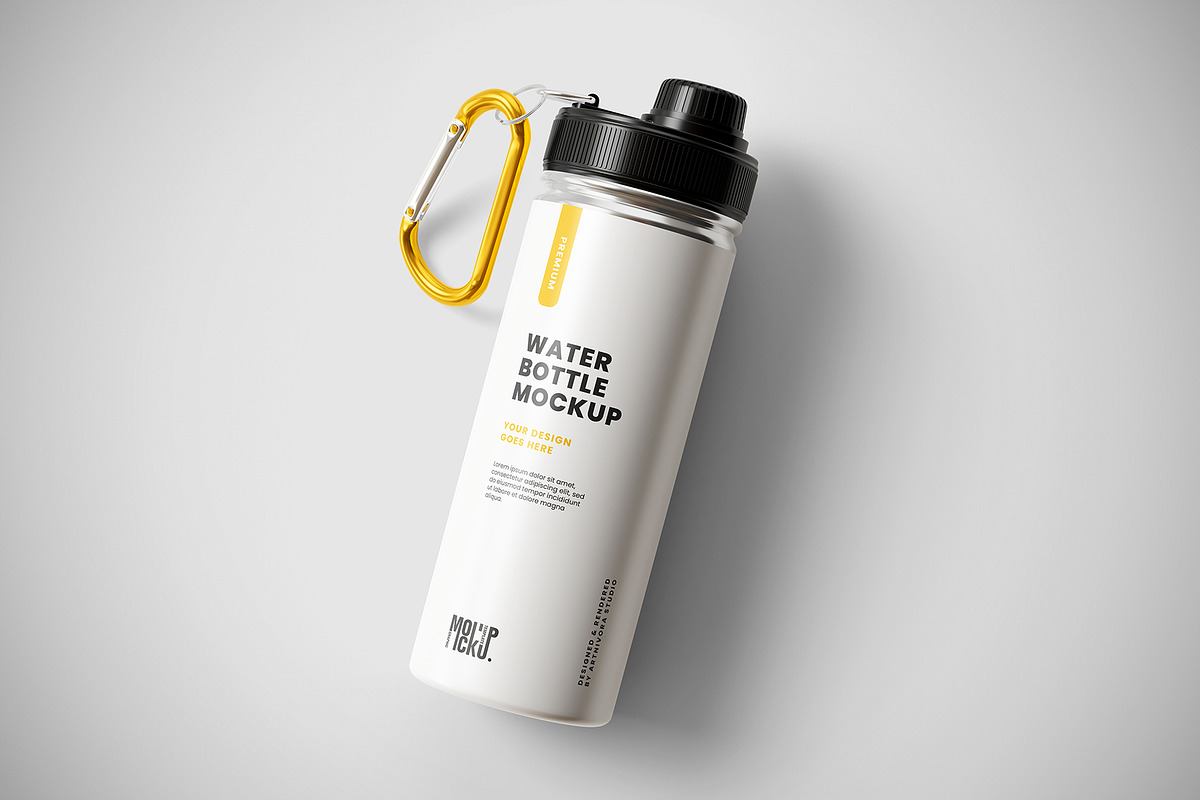 Water Bottle Mockup, a Cups & Container Mockup by Artnivora.Std (Photo 5 of 5)