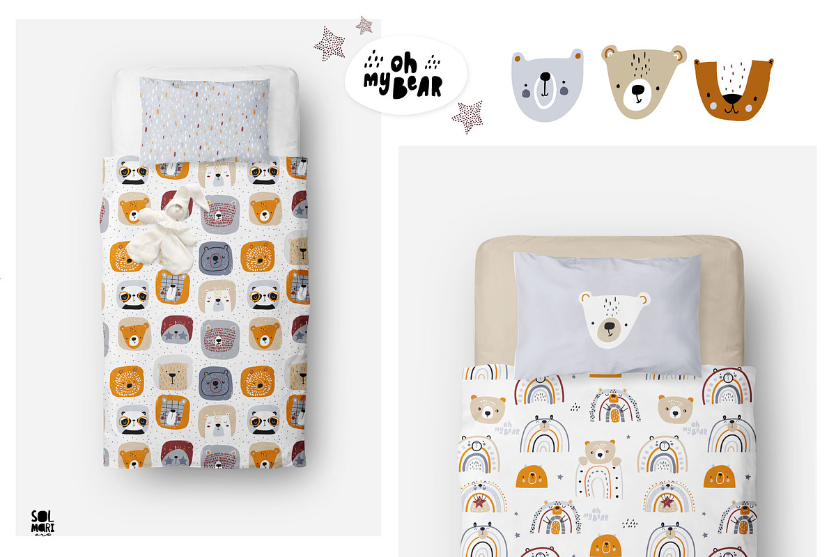 Oh my Bear! graphic collection, a Pattern Graphic by solmariart (Photo 10 of 15)